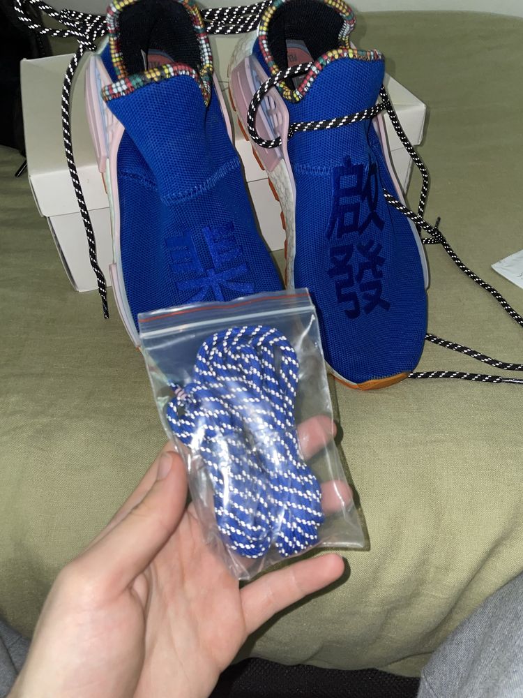 adidas NMD Human Race Blue - n43