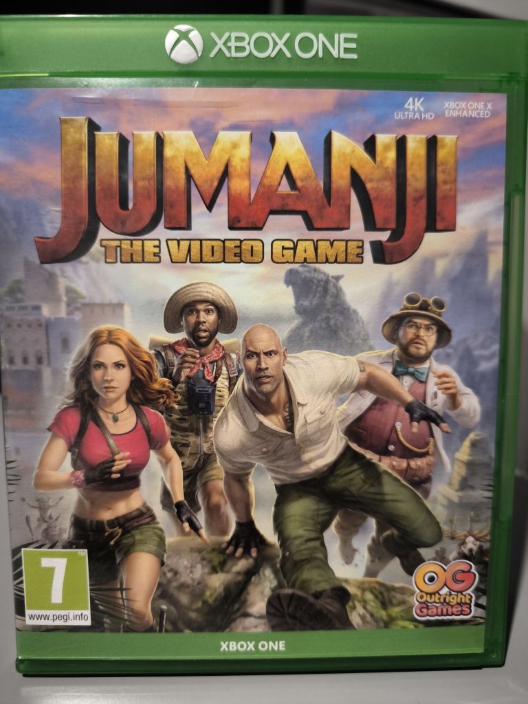 Gra Jumanji xbox one cd pudełko