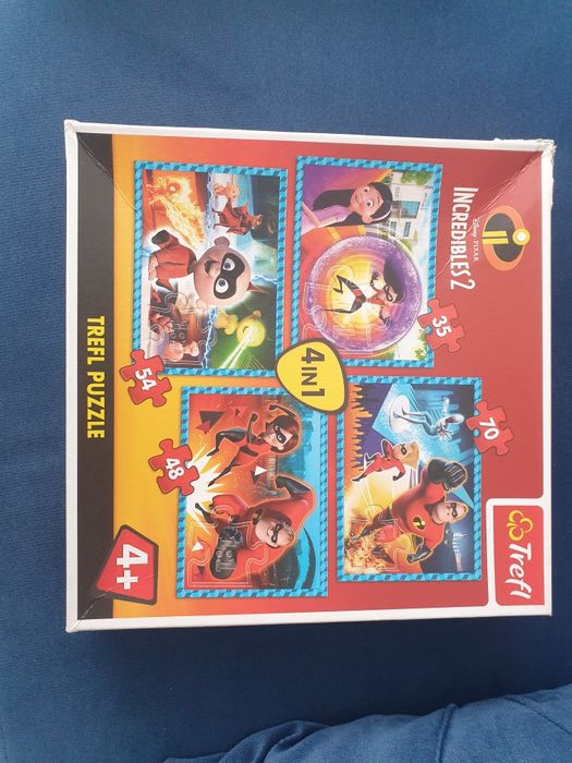 Puzzle Iniemamocni 4w1 dzieci 4+