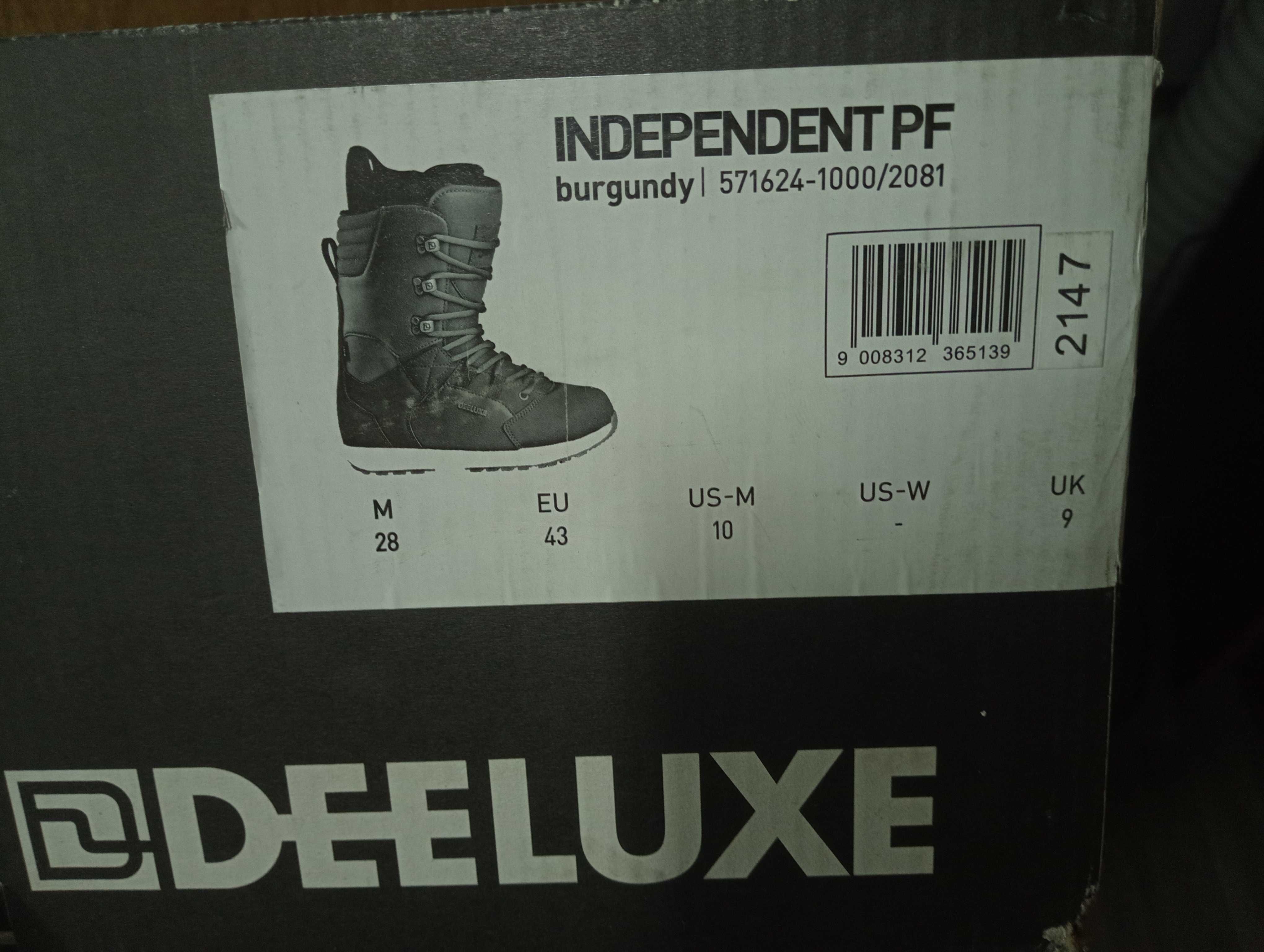 Ботинки для сноуборда Deeluxe Independent