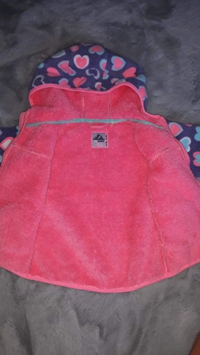 Kurtka ciepła polarowa gruba Smyk