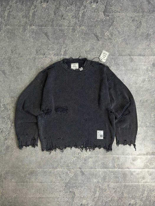 MAISON MIHARA YASUHIRO Distressed свитер свитшот Sweater светр кофта