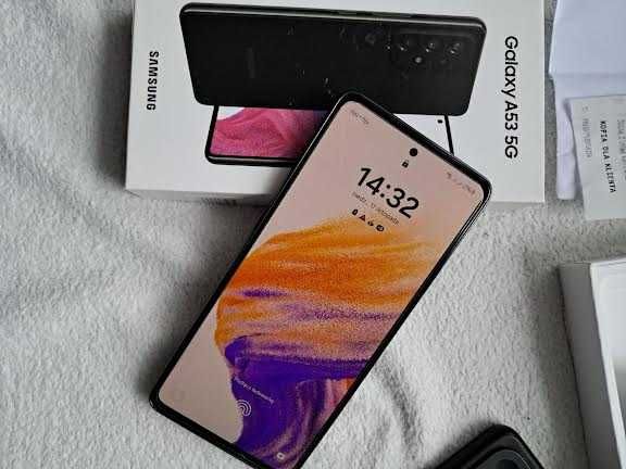 telefon Samsung Galaxy A53 5G. okazja idealny - jak nowy smartfon etui