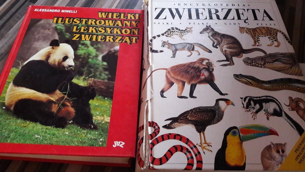 Książki o zwierzętach leksykon encyklopedia zwierzat