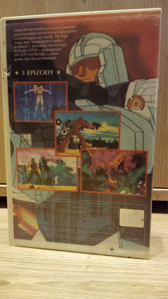 Transformers kaseta vhs