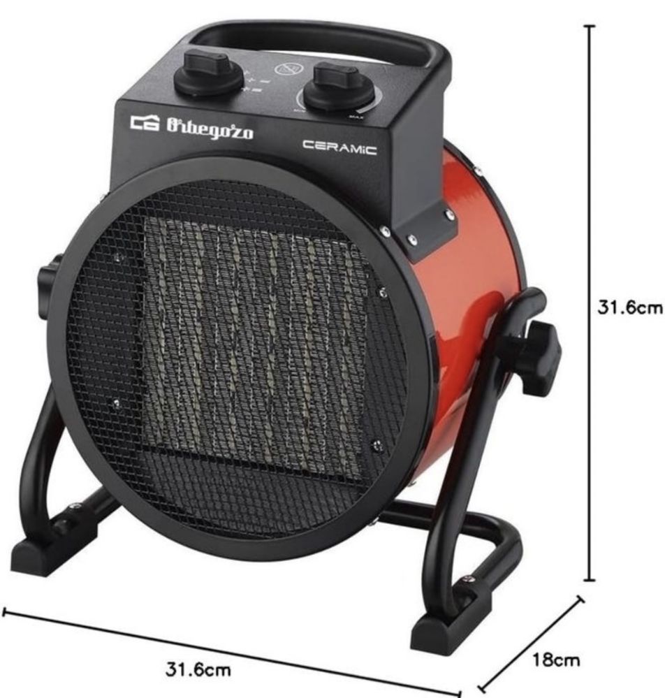 Aquecedor de cerâmica profissional 3000W