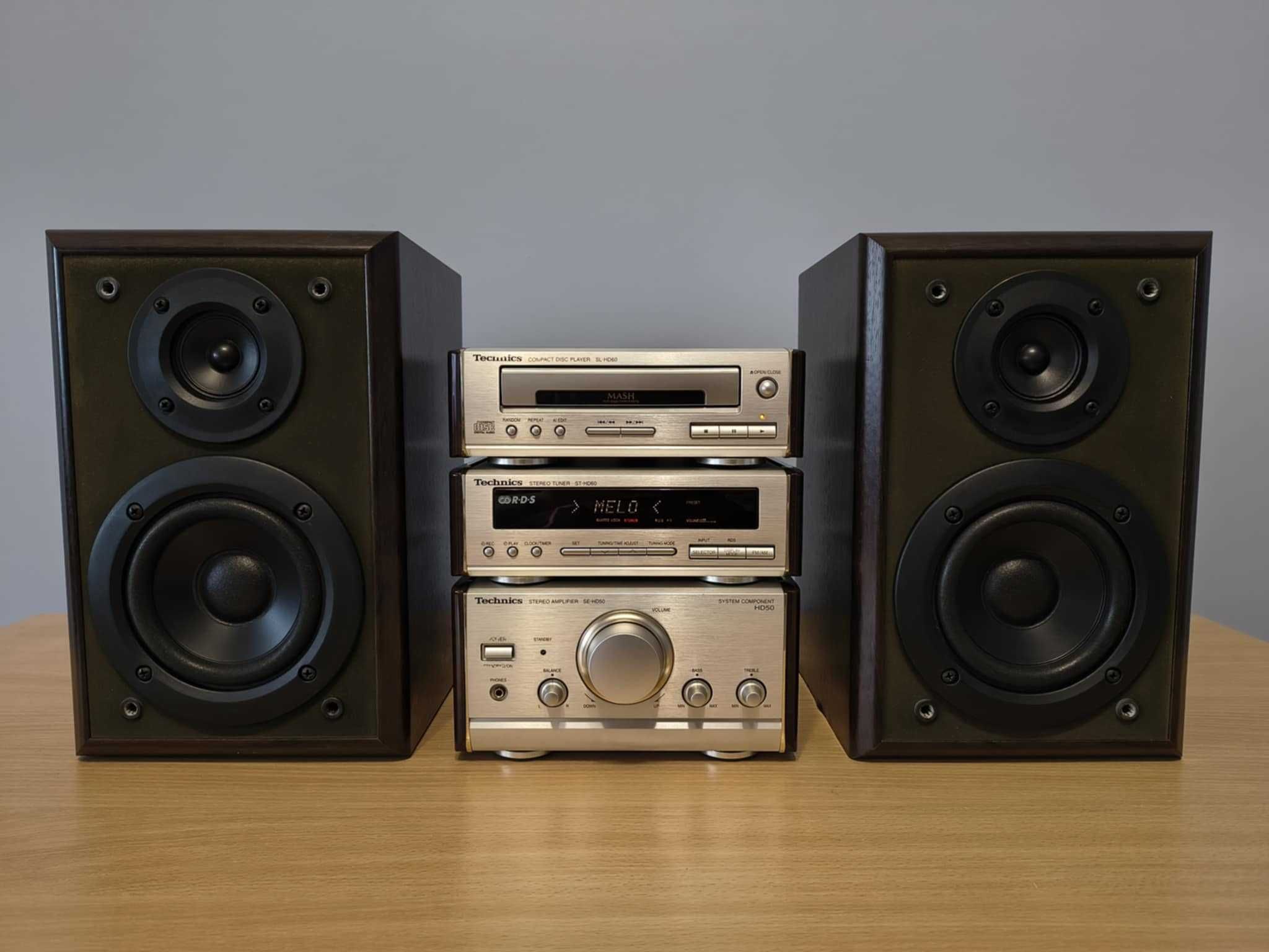 Wieża Technics SE-HD50 ST-HD60 SL-HD60 SB-HD50A Zadbana! Wzmacniacz CD