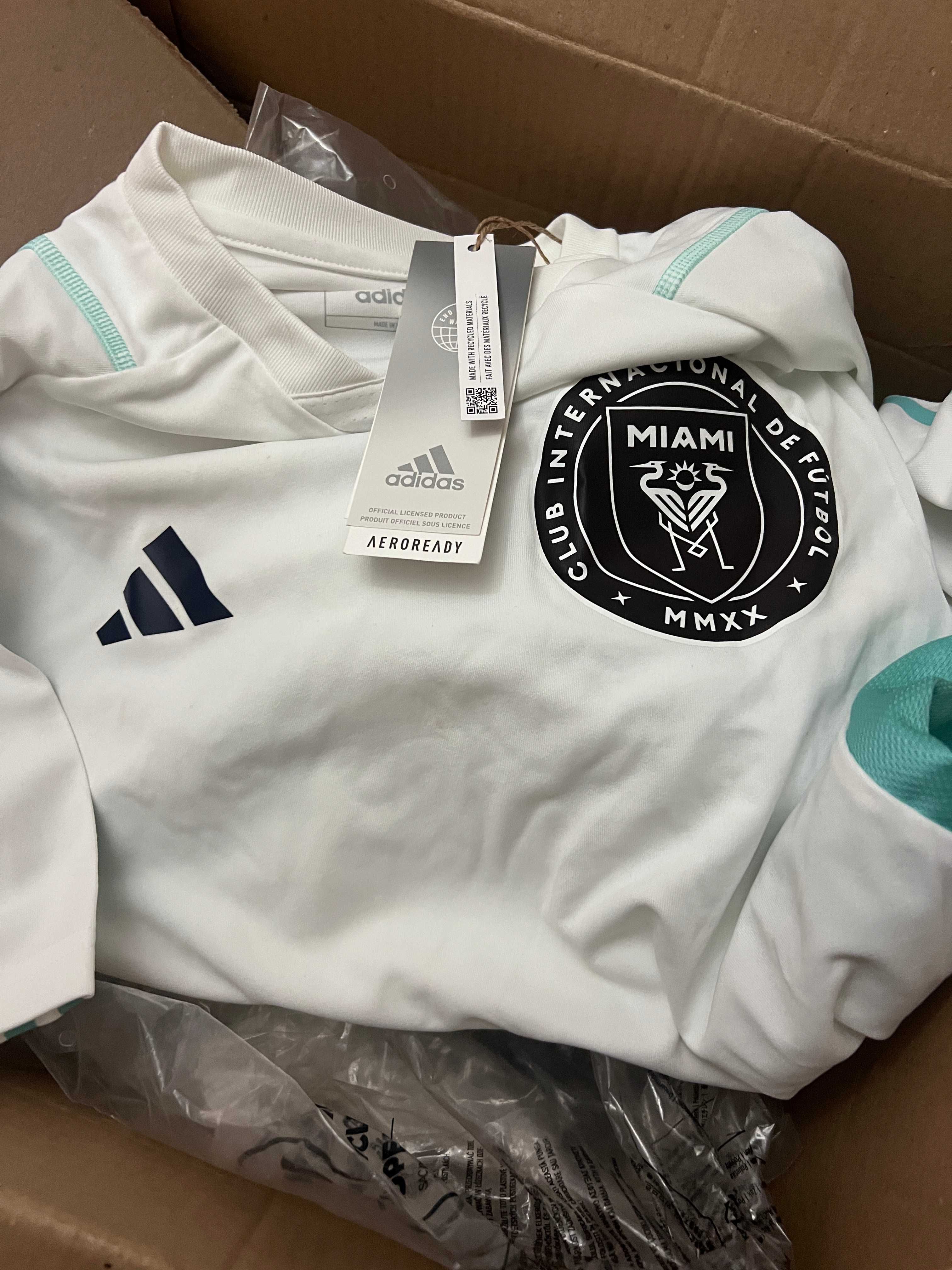 Футбольні футболки та шорти Adidas Inter Miami Оригінал Опт 315 штук