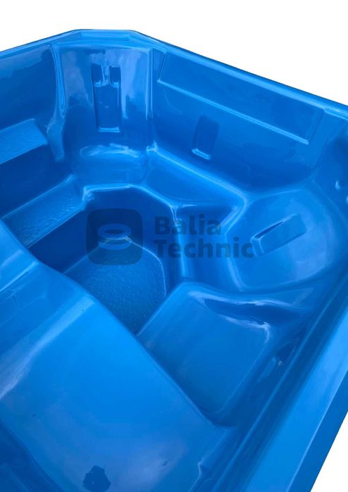 Wkład z włókna szklanego kwadrat leżanka