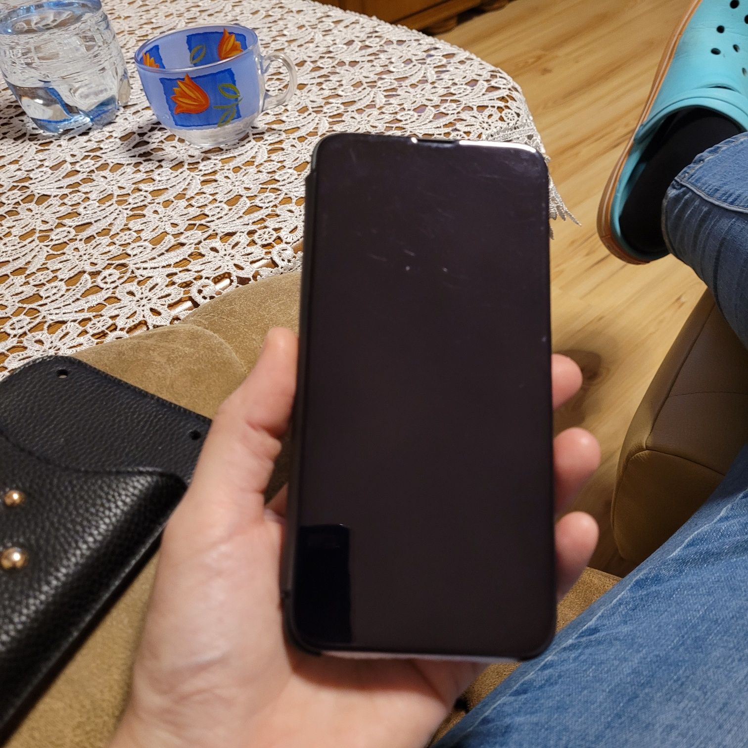 Etui z klapką Galaxy A32 5G czarny