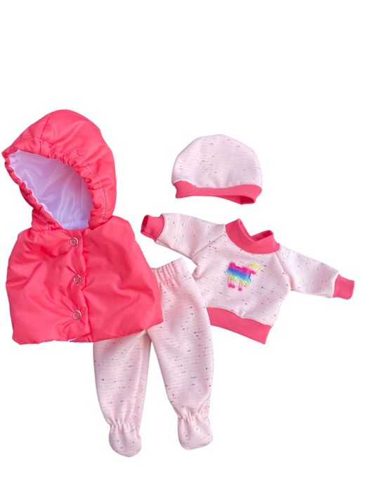На подарунок! Комплект одягу на ляльку пупса 32 см baby born anabel