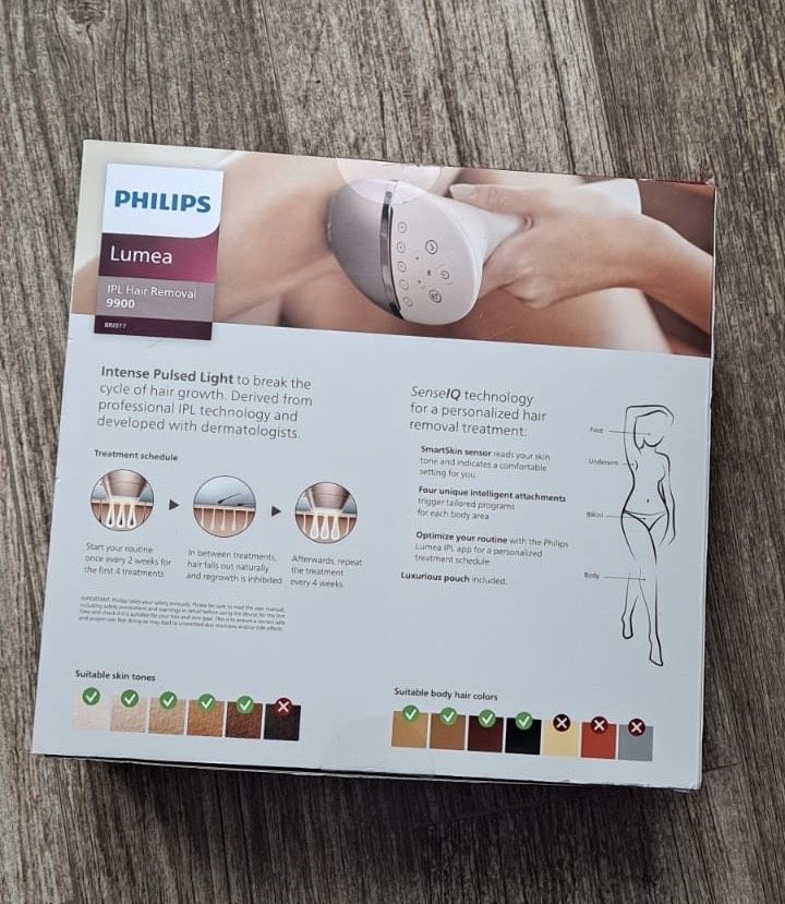 Depilator PHILIPS Lumea 9900 IPL BRI977/00 SenseIQ Czujnik SmartSkin