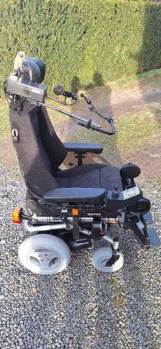 Wózek inwalidzki Meyra Champ sterowanie brodą