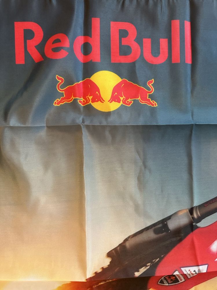 Flaga Red Bull / Moto Team Rajdy