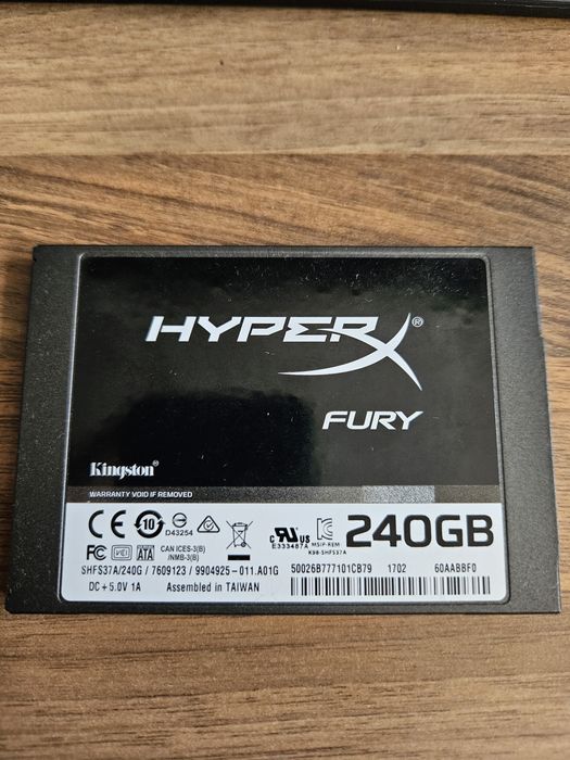 Dysk SSD Kingston HyperX Fury 240GB