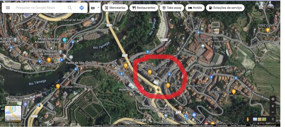 Garagem 15,5 m2 - Madalena - Amarante (Junto Segurança Social/Colégio)