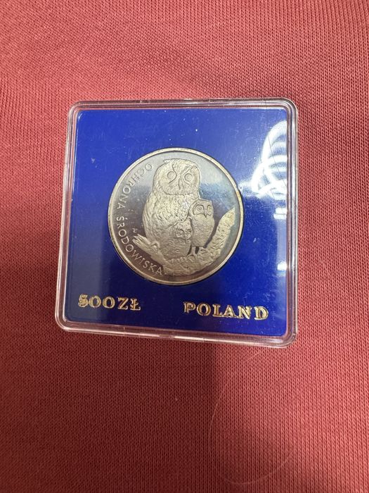 500 złotych - Ochrona środowiska - Sowa z młodymi