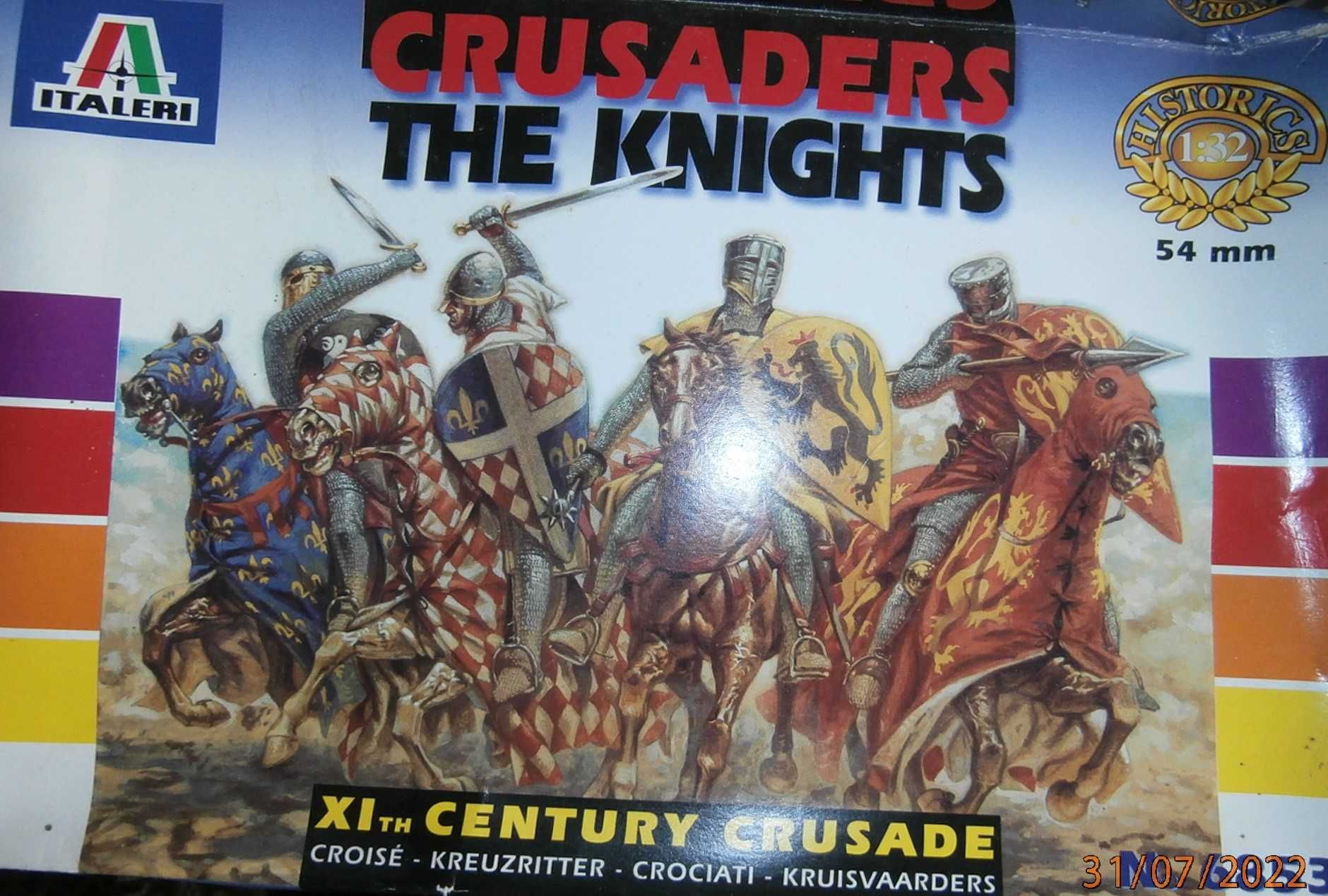 Figurki Italieri Crusaders The Kinghts skala 1:32 Nr 6853 Nowe