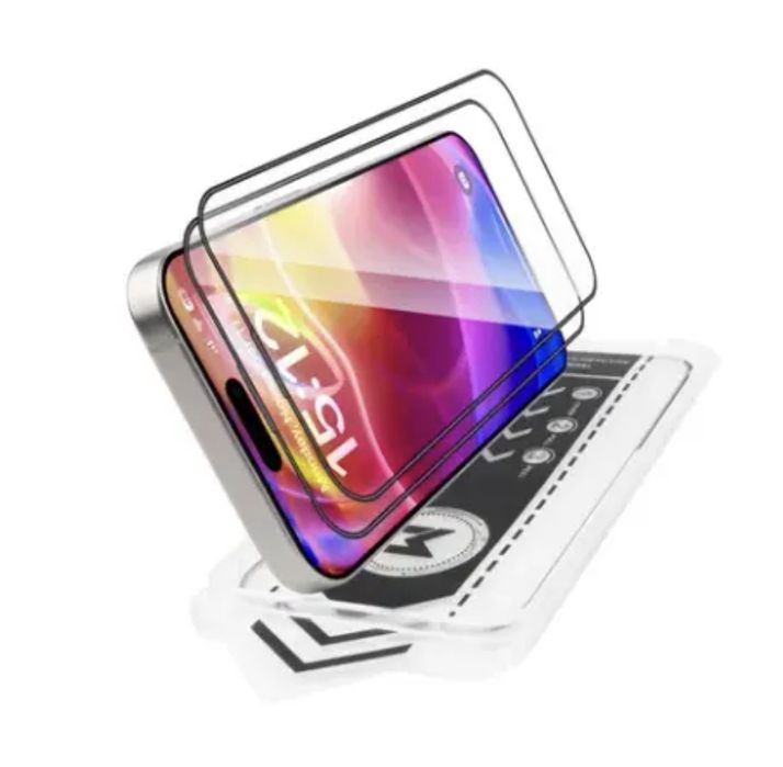 Folia ochronna na ekran MONASAY Privacy do iPhone'a 15 Plus 2szt