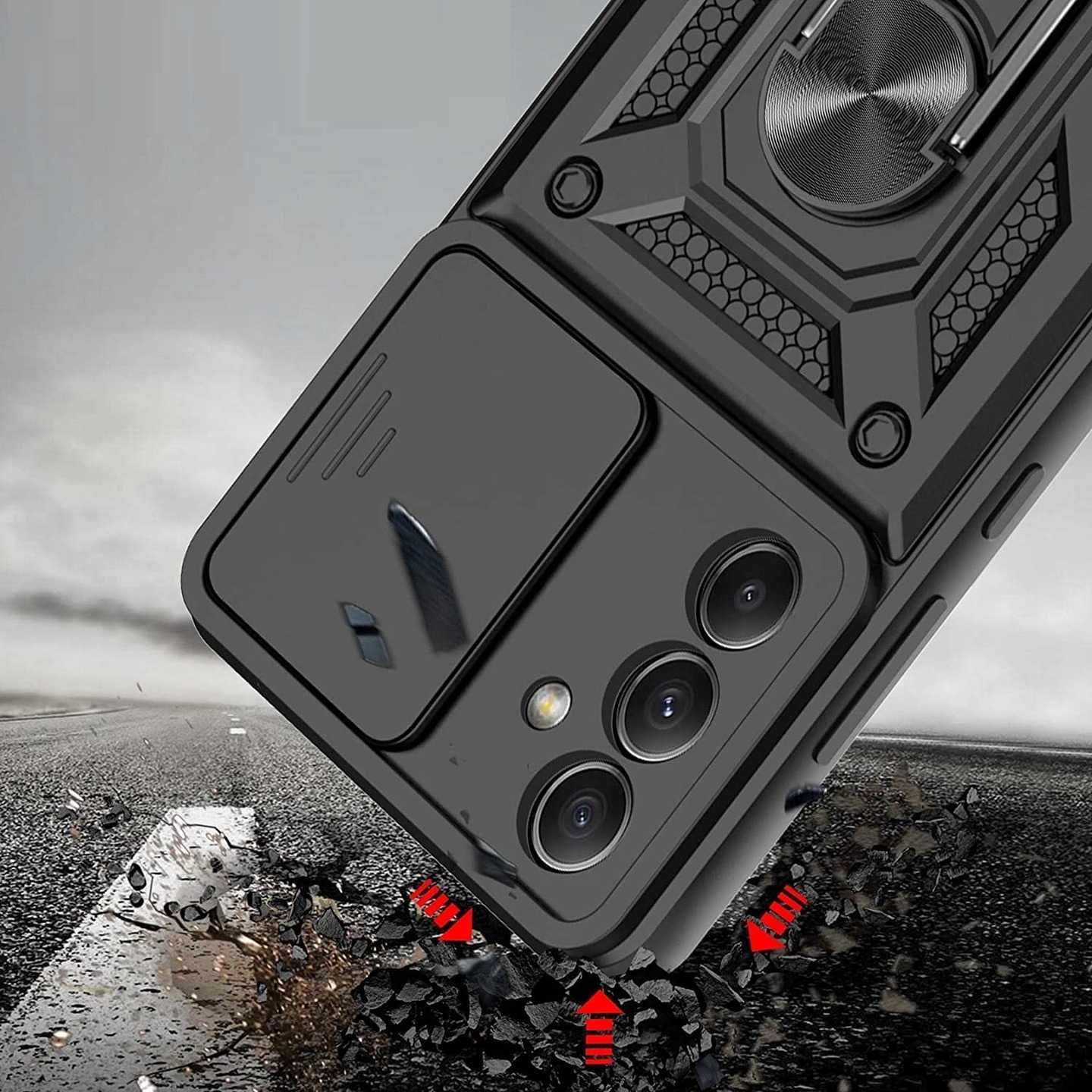 Etui Pancerne do Samsung Galaxy S24 + Szkło Hartowane