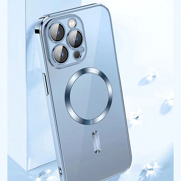 Etui Wozinsky Electroplated Magsafe na Samsung Galaxy S24 FE - czarne
