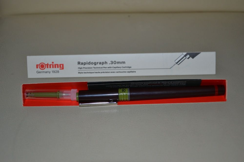 Rotring RAPIDOGRAF 0,30 mm na nabój kapilarny + 6 naboi gratis