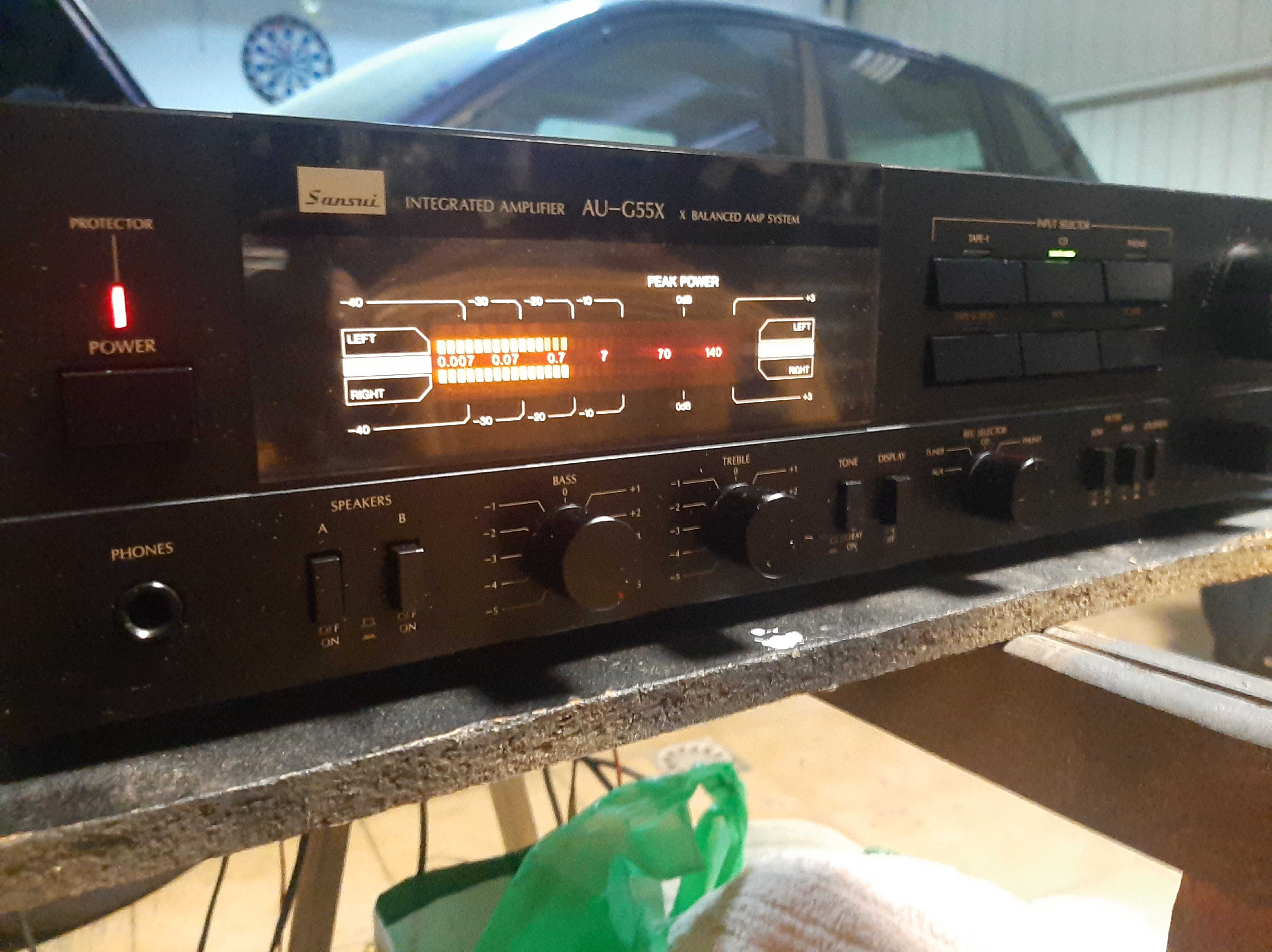 Amplificador Sansui-AU-G55X irrepreensível