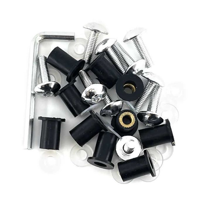 Buchas de fixação em borracha parafuso viseira rosca M5