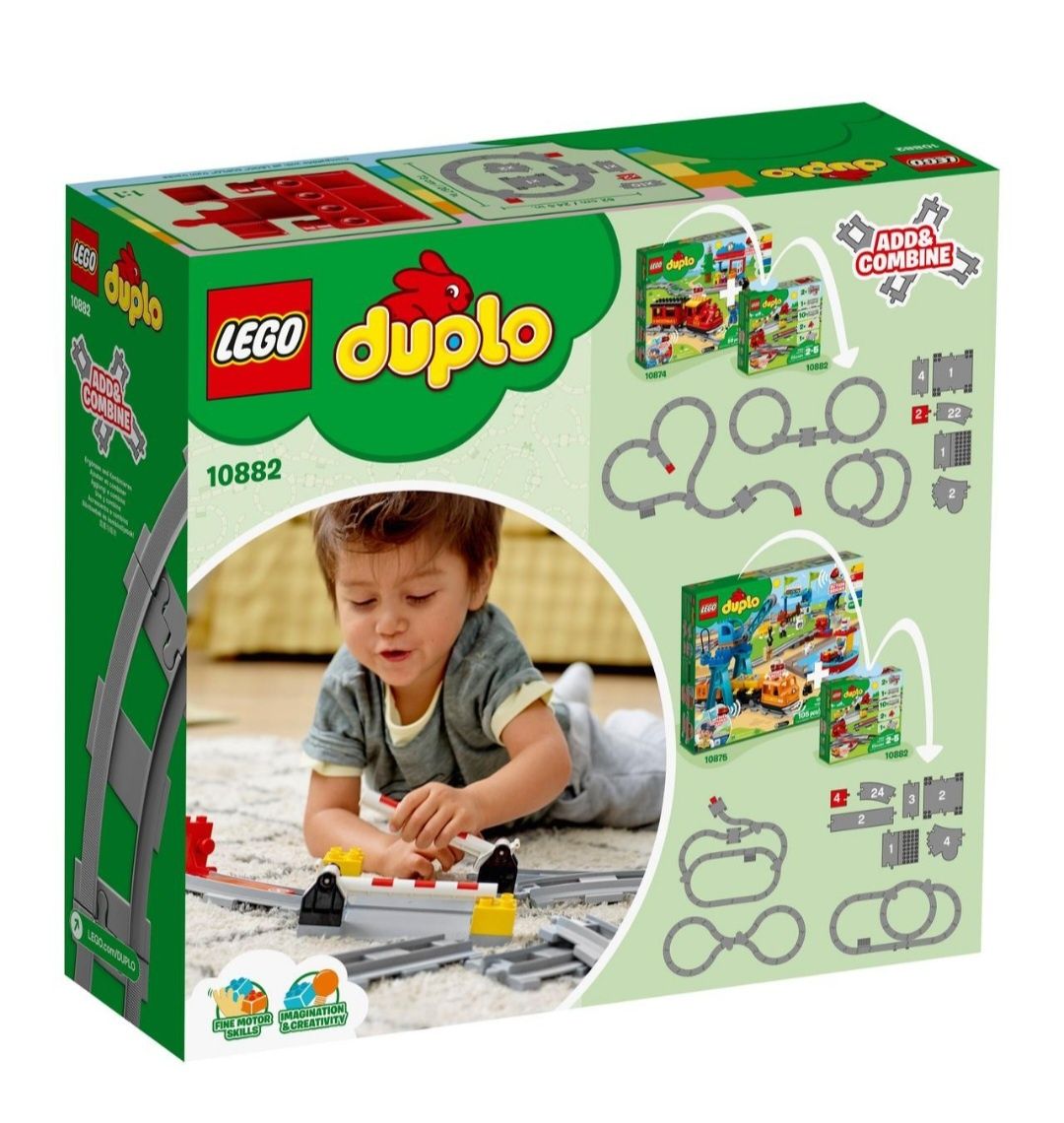 Конструктор LEGO DUPLO Залізничні колії (10882). Оригінал 

Всього в н