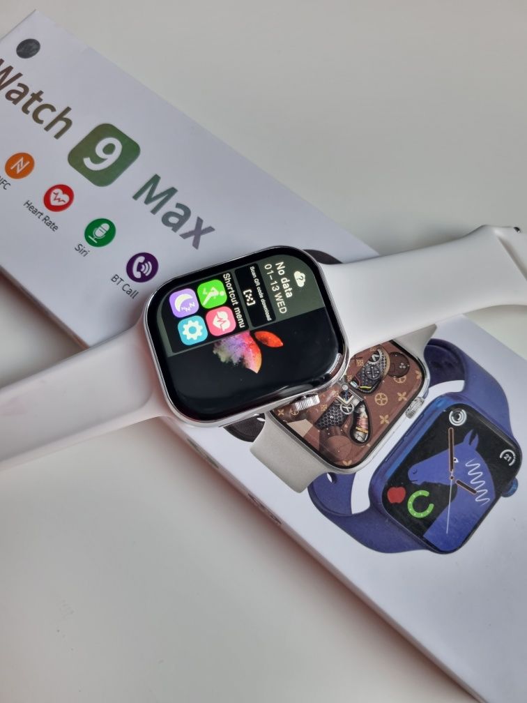 Smartwatch 9 Max biały pasek