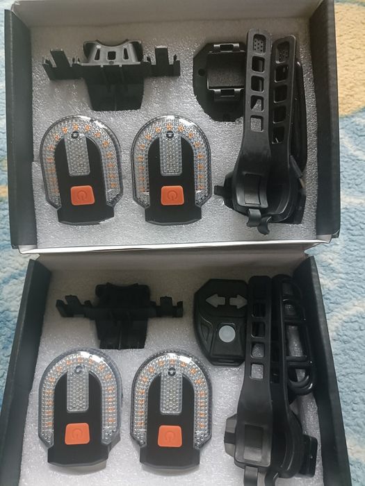 Kierunkowskazy przód i tył 4 sztuki bezprzewodowe hulajnoga rower quad