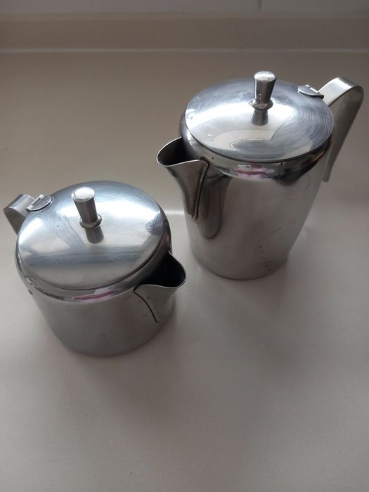 Cafetaria e Leiteira Inox