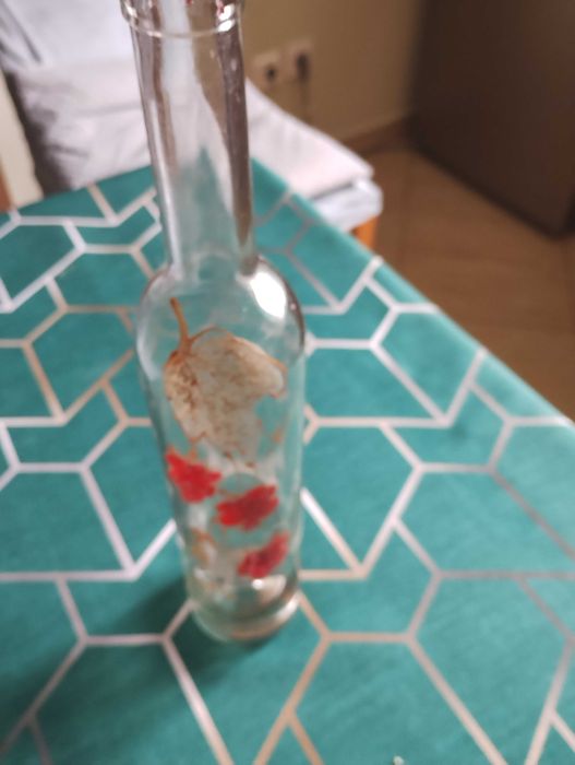 Ozdobna butelka szklana