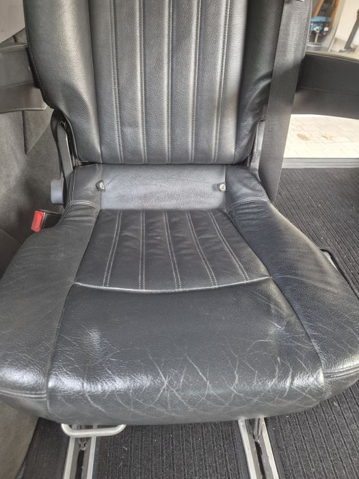 Fotele Kapitanskie Viano/Vito 639 Skóra czarna