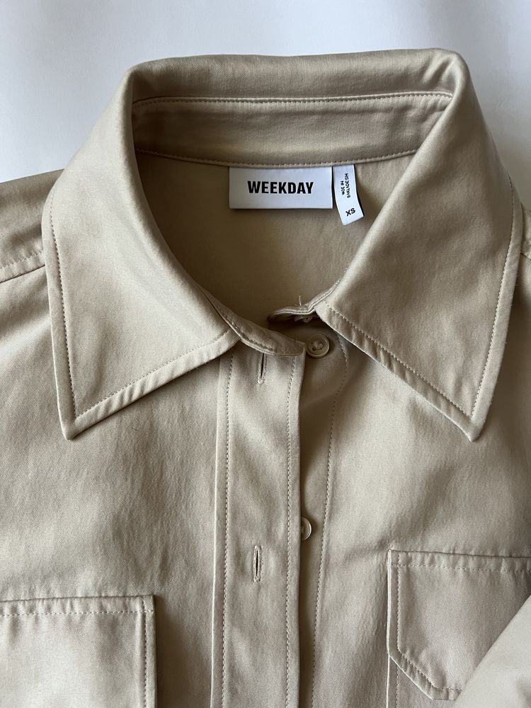 Рубашка сорочка h&m weekday