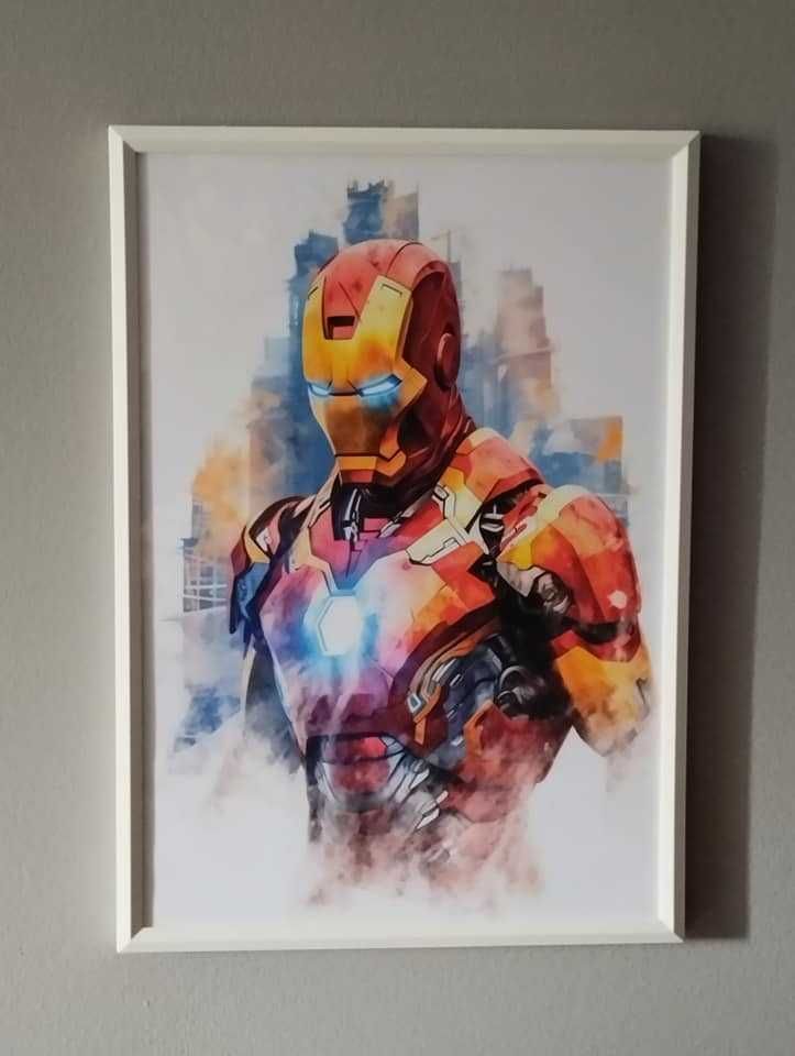Conjunto de Quadros A4 Super Heróis