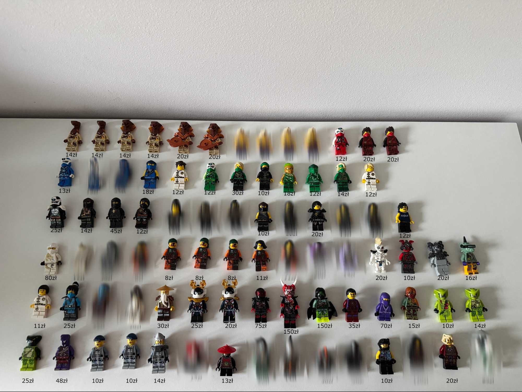 LEGO Ninjago Figurki Ludziki Jay Cole Kai Lloyd Zane Crux