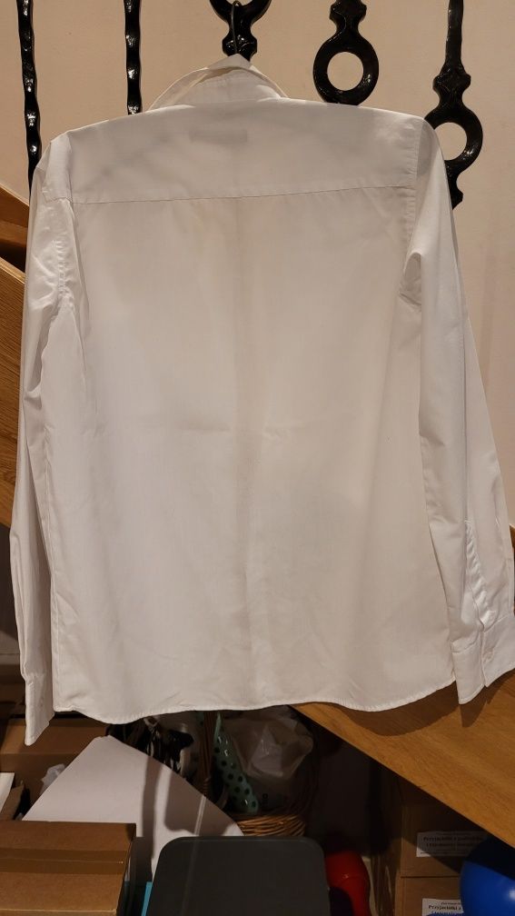 Biała koszula chłopięca 152cm