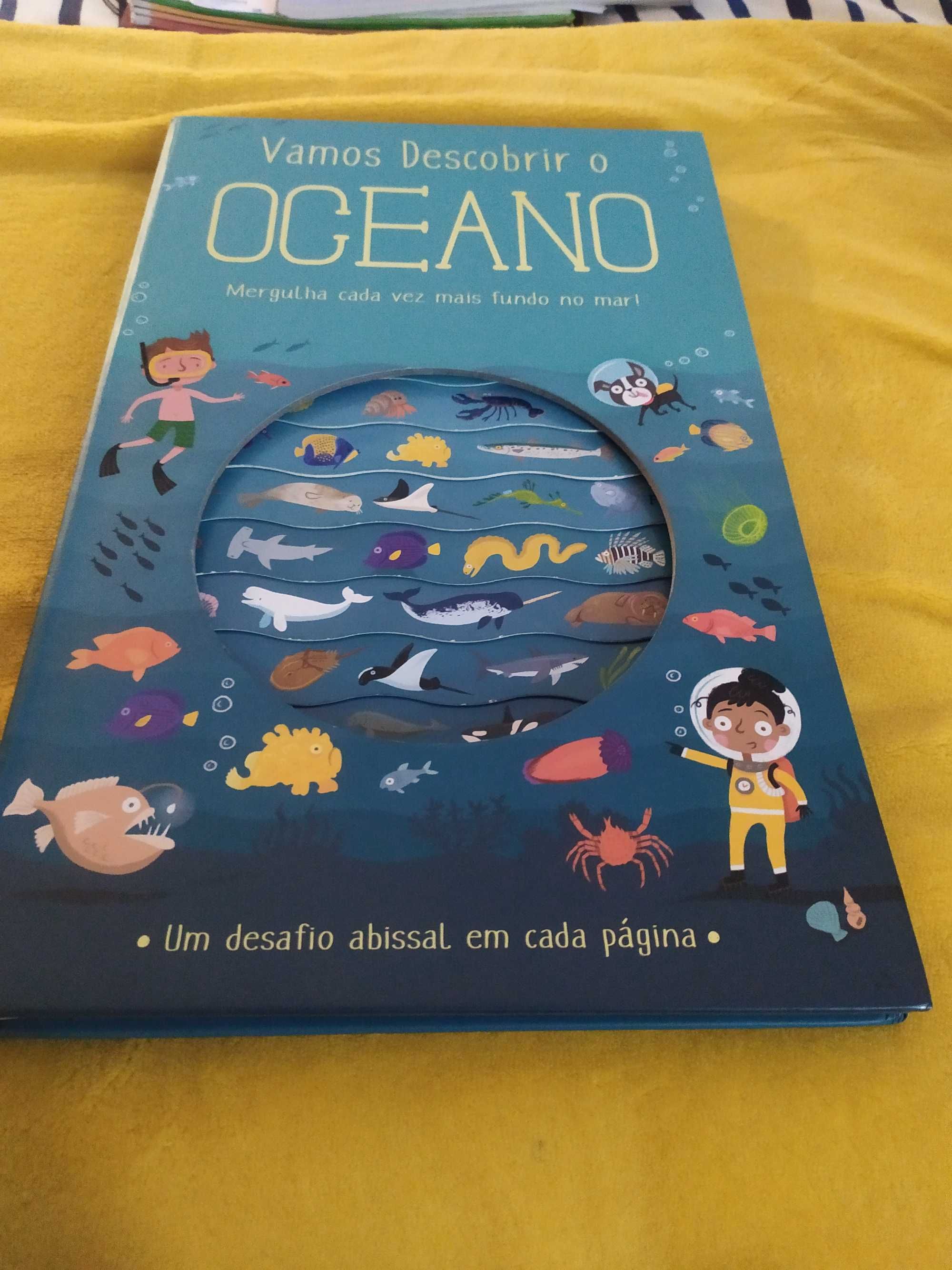 Livro Vamos Descobrir o Oceano
Mergulha cada vez mais fundo no mar!