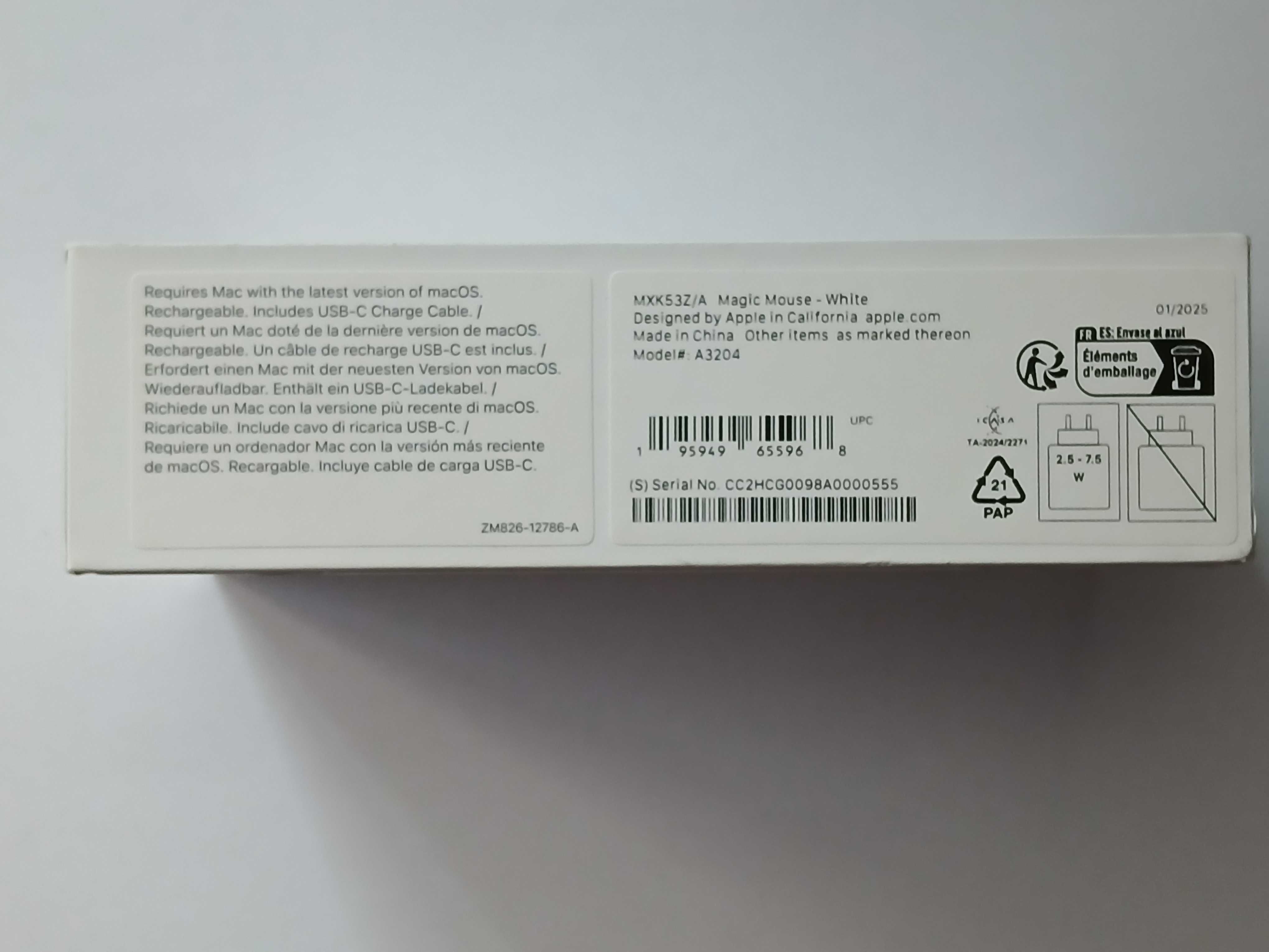 Mysz APPLE Magic Mouse 2*nowa*fabrycznie zamknieta*oryginalna