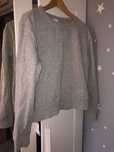 Bluza szara dresowa crewneck M h&m vintage y2k 2000s