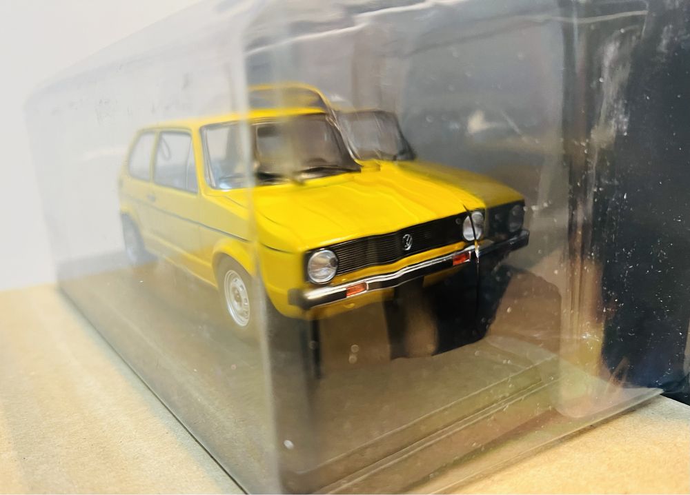 VW Golf I 1:24 żółty Hachette lub Salvat wersja podstawowa, nie GTI