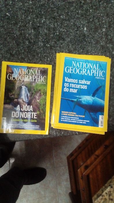 Lote de 8 revistas national geographic de 2002 a 2011