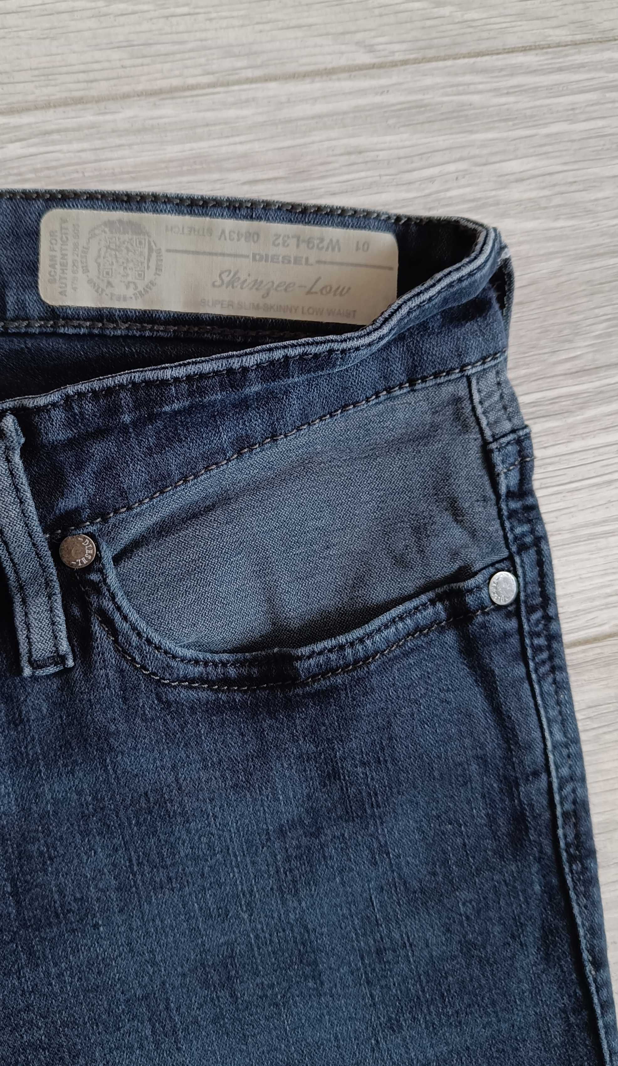 Jeansy spodnie damskie firmy Diesel rozmiar 29/32