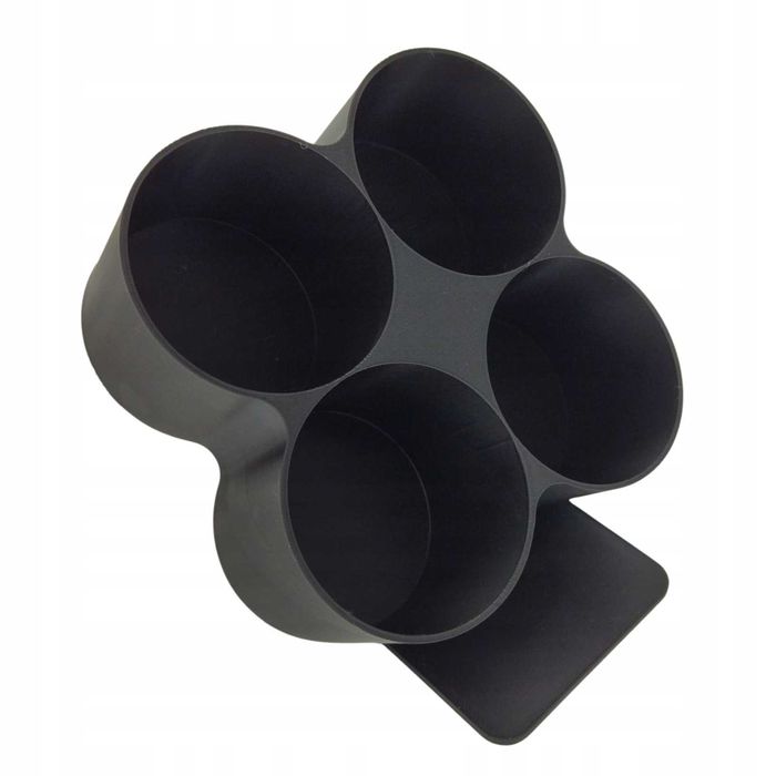 Organizer / stojak na 4 butelki syropów SodaStream – czarny kompaktowy