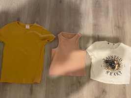 t-shirts/tops 11-12 anos