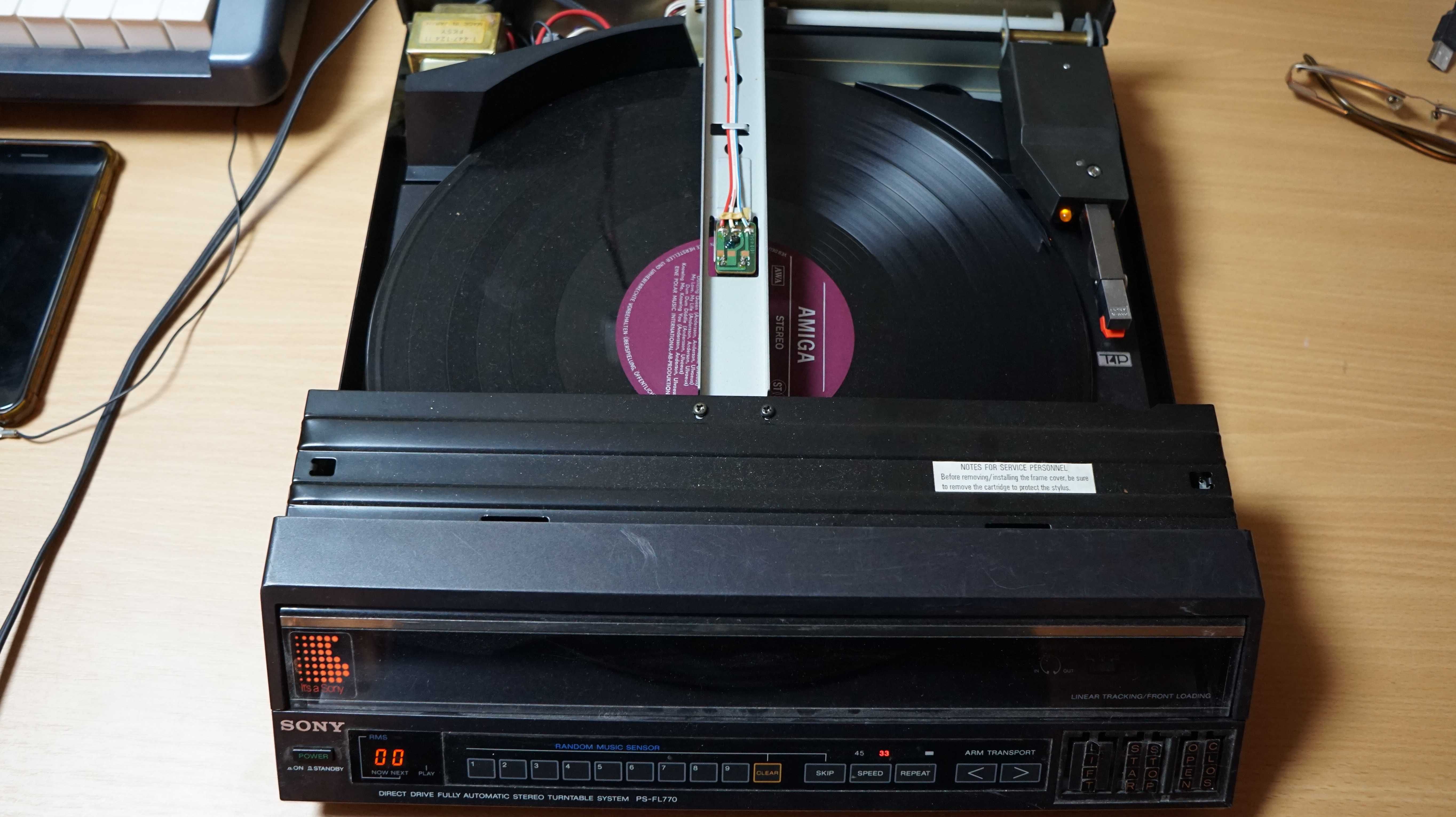 Sony rewelacyjny gramofon PS FL 770
