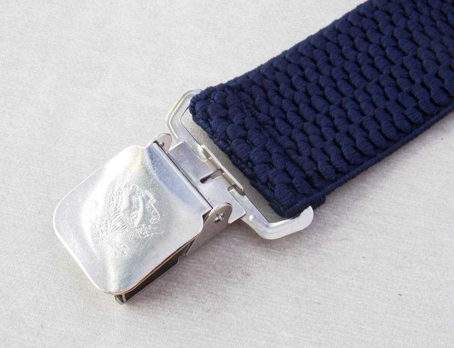 Мужские широкие подтяжки синие Paolo Udini (Польша) / підтяжки сині