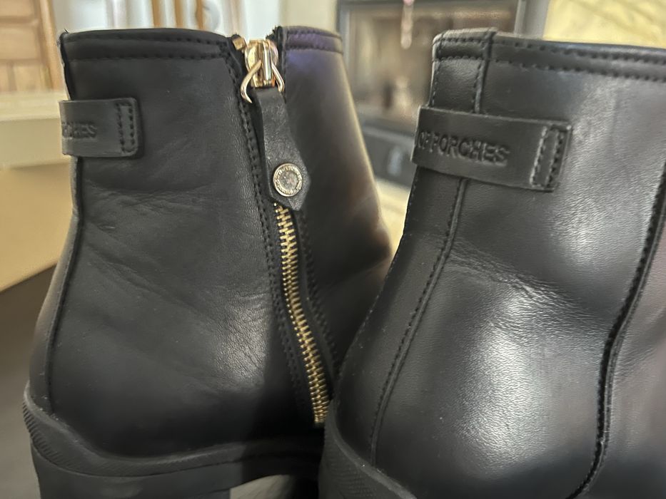 Botins em pele Lion of Porches originias