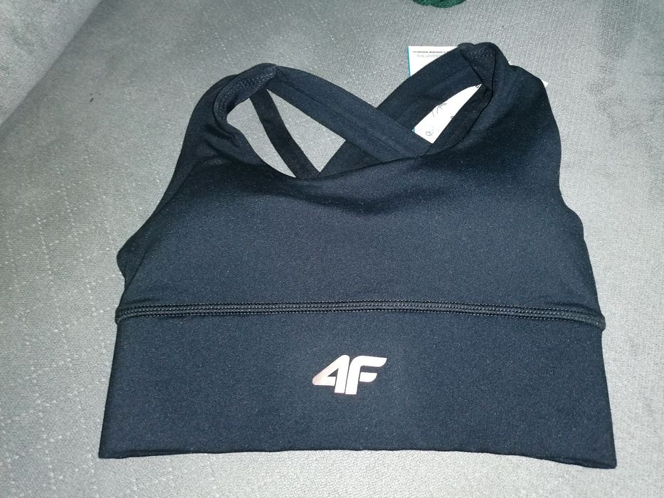 Nowy biustonosz sportowy yoga  top 4f xs
